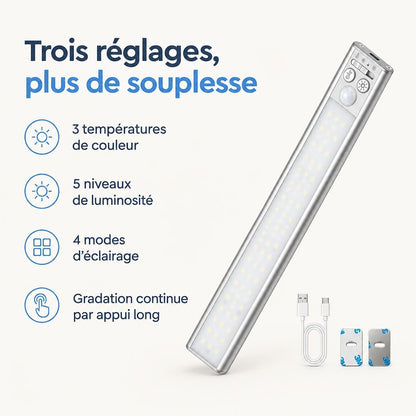 Lampe LED de placard Gritin 26 cm